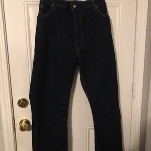 Levi's Men's Dark Blue size 48x34 Relaxed Jeans